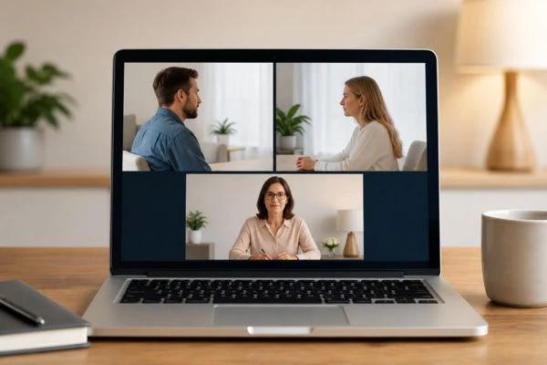 Image of online shuttle mediation Lancashire