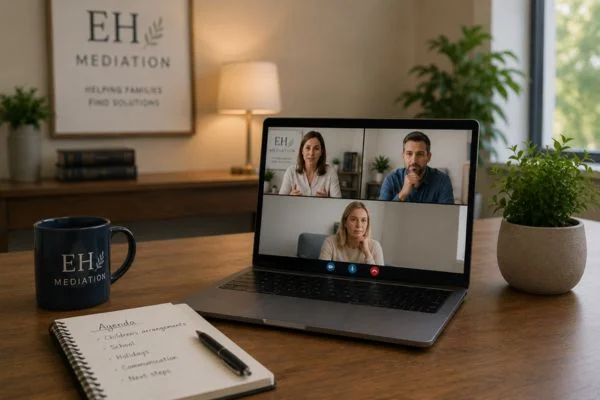 child access mediation Lancashire online meeting.